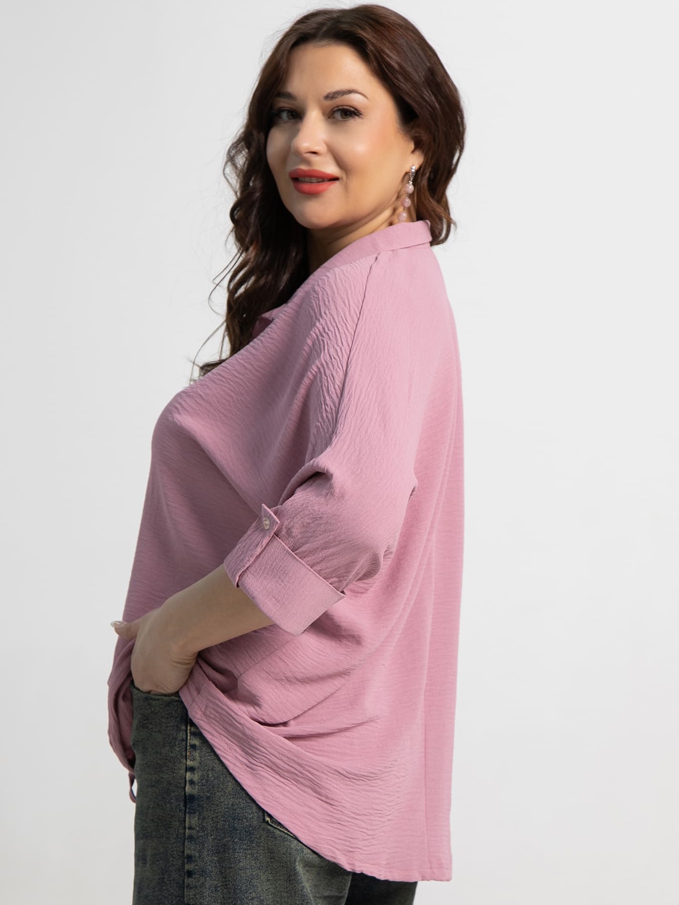 Блуза Серенада (пыльная роза) Б15550-24М