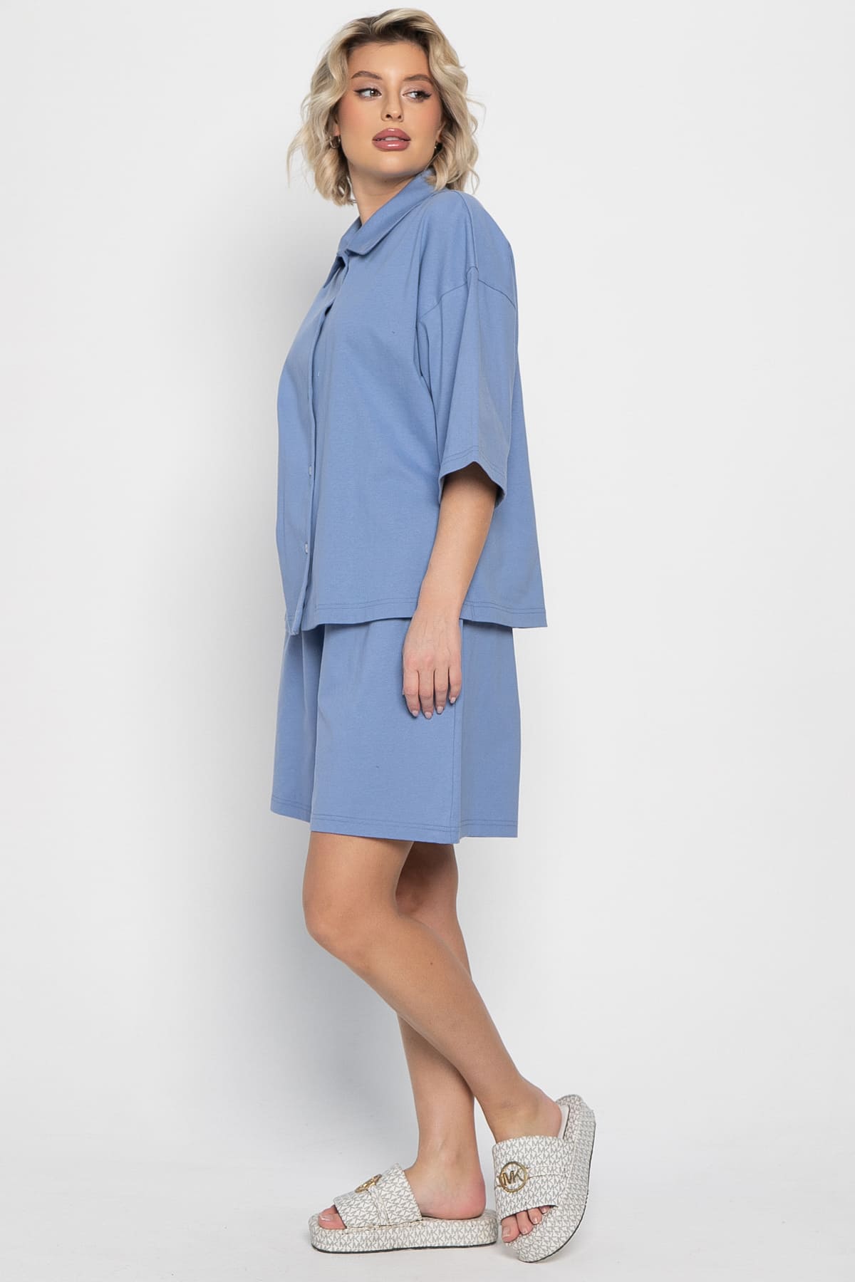 Костюм домашний Облачный уют (голубой) К14981-53М