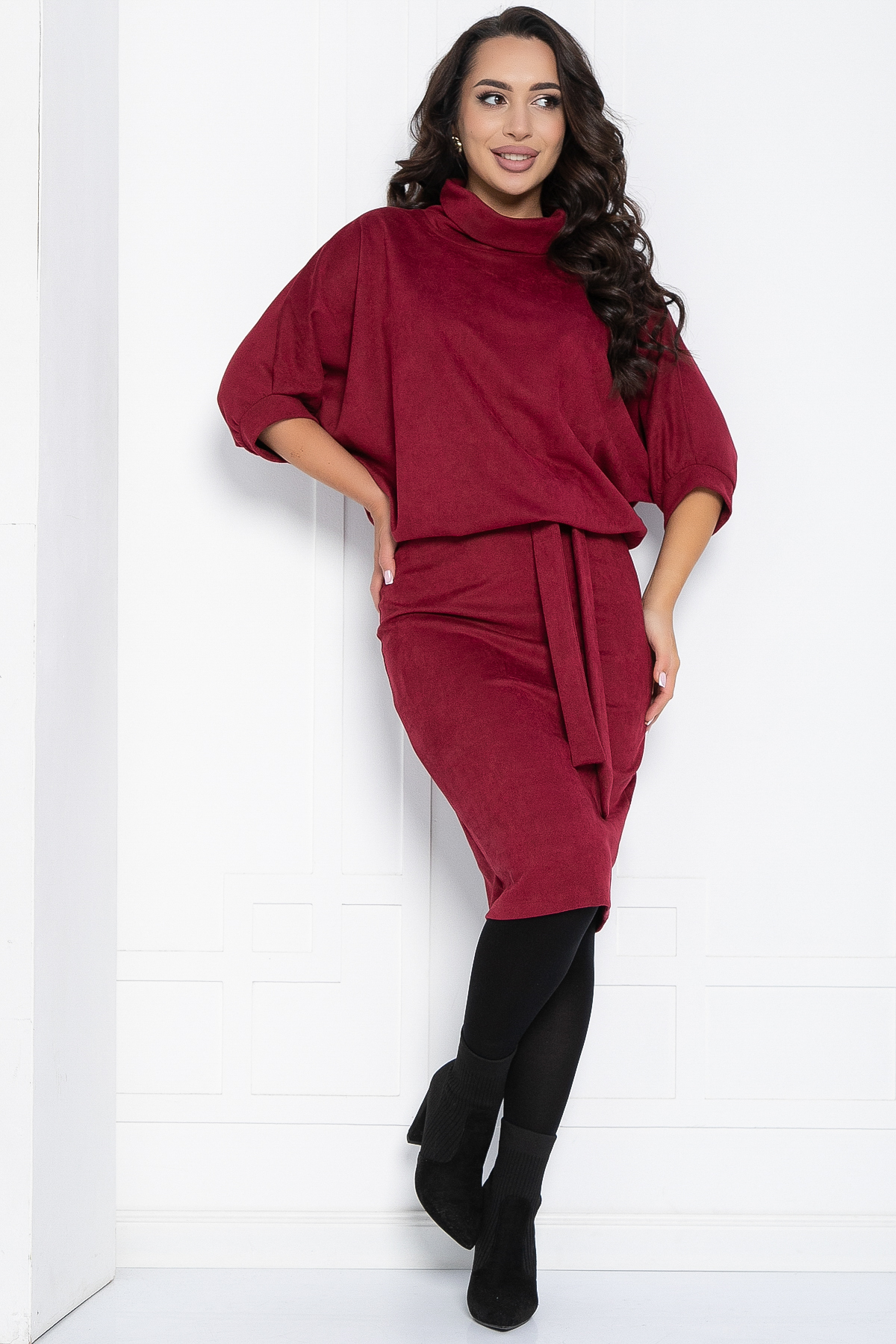 Платье Антония (ягодное) П12340-12