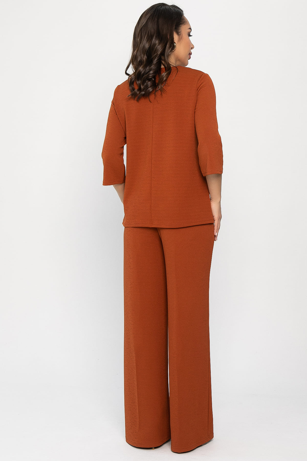 Костюм трикотажный Альберта (терракотовый) К14385-10М