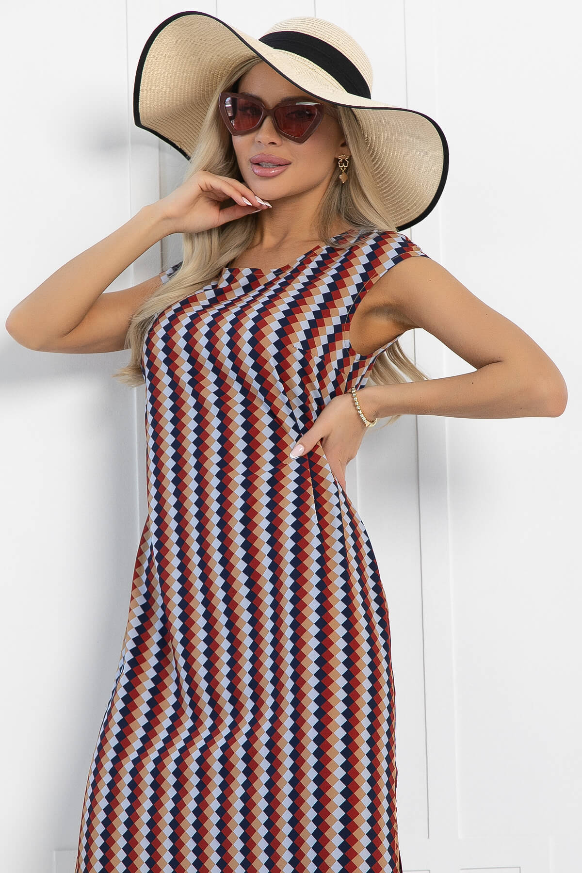 Платье Роксана (мультиколор) П13022-2М