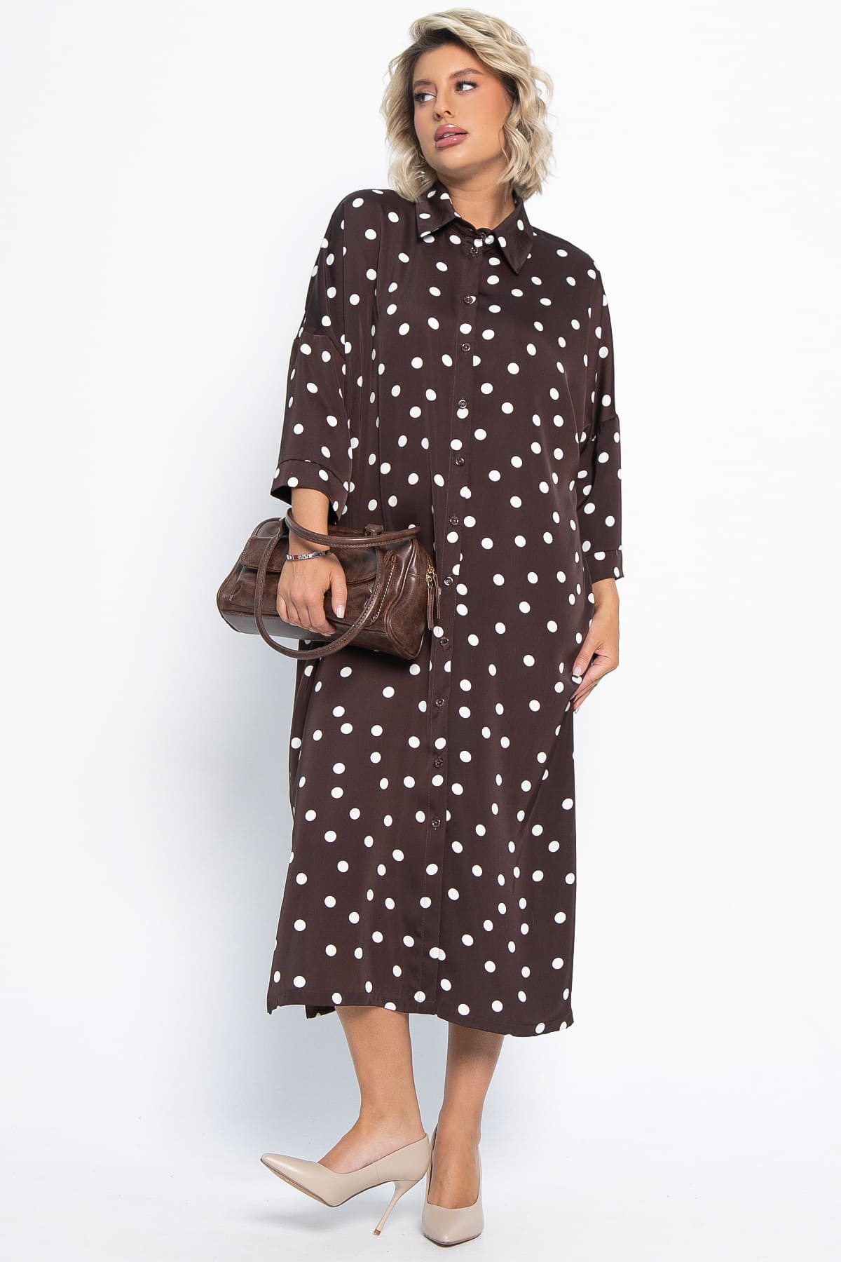 Платье Сьюзен (шоколад) П15090-7М