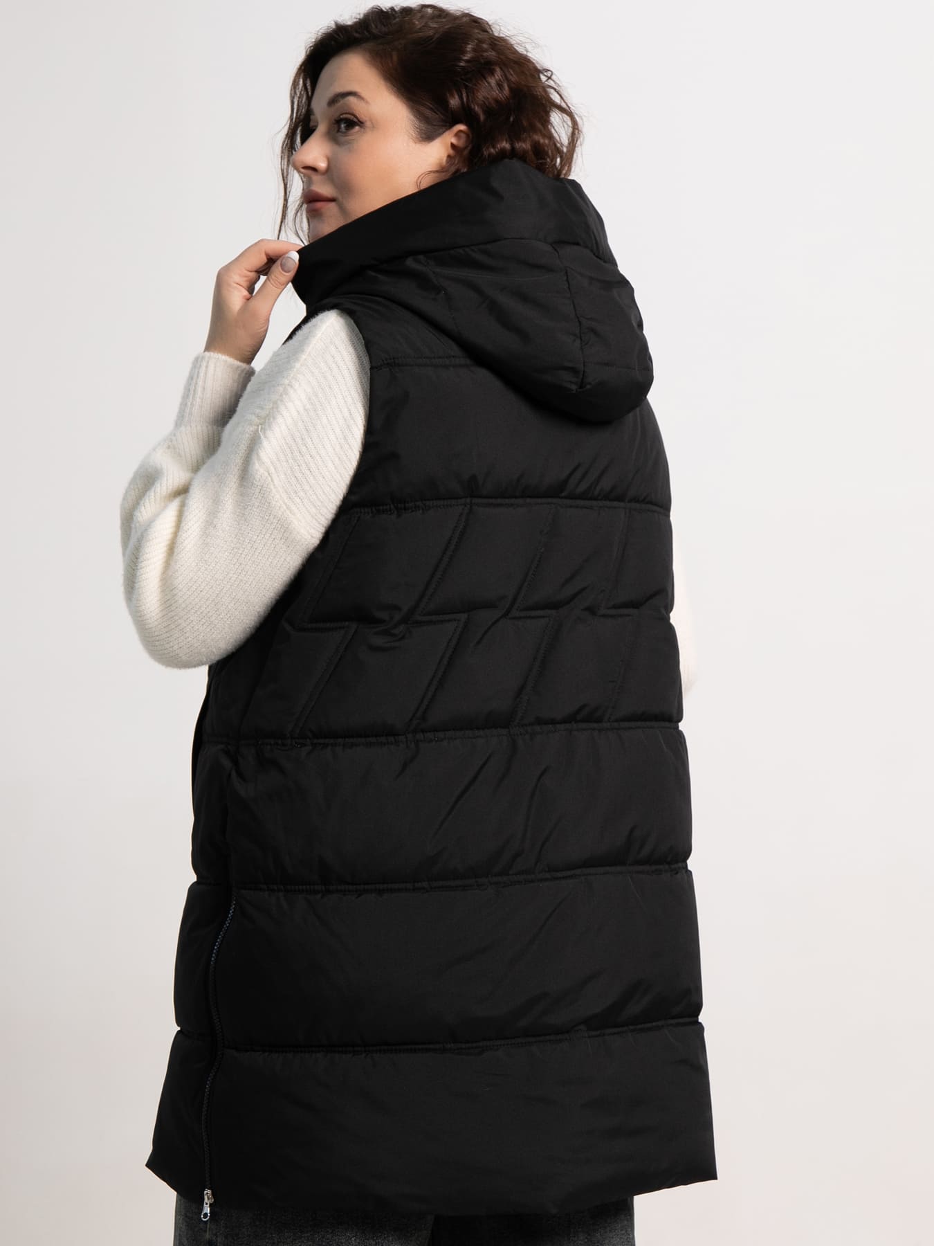 Жилет утепленный Вега (черный) Б15305-18М