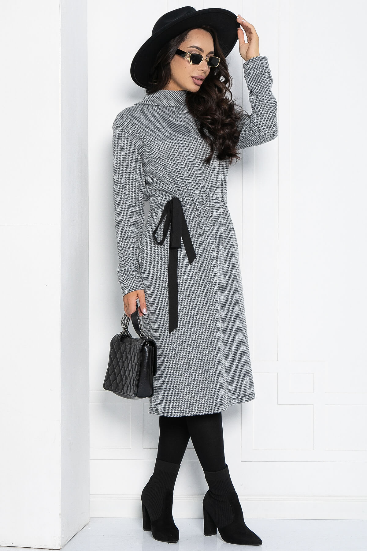 Платье Бонита (серое) П12377-30