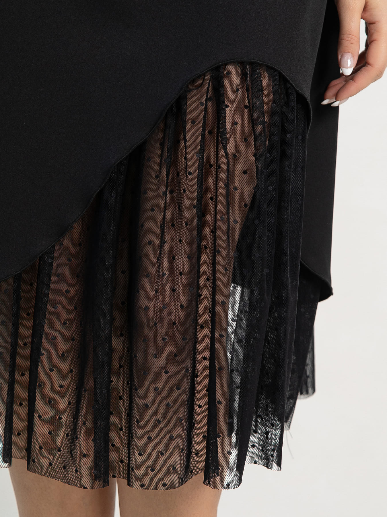 Юбка Виттория (черная) Ю15110-3М