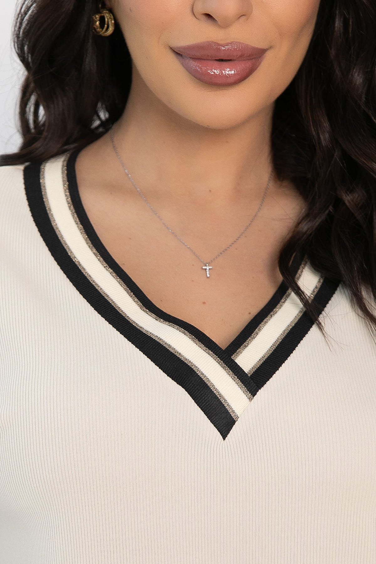 Джемпер трикотажный Камилла (бежевый) Б14453-5М