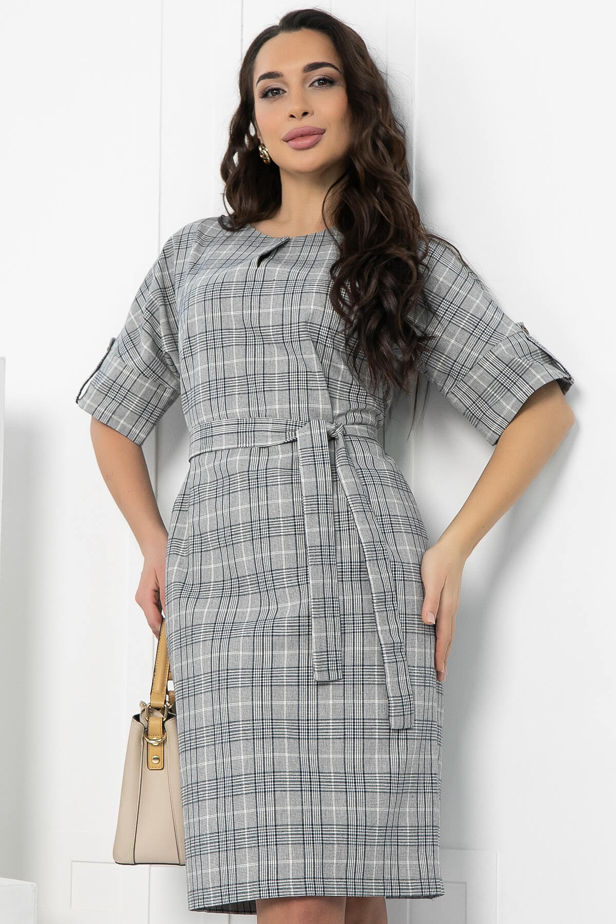 Платье Персея (светло-серое) П12783-12М