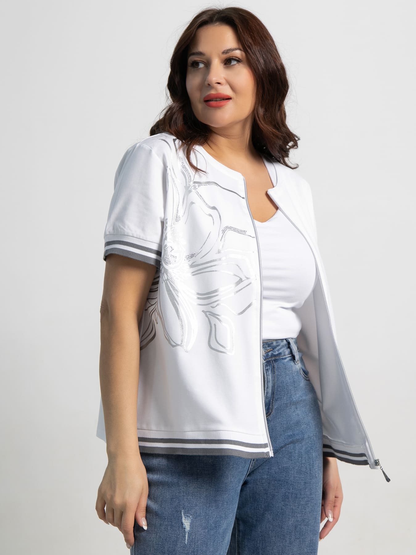 Блуза Бэлла (белая) Б15533-20М