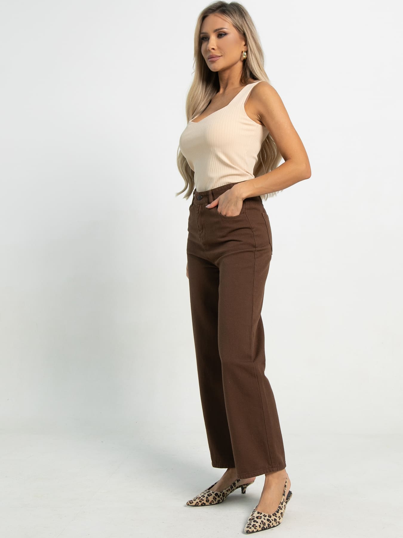 Джинсы Триумф (коричневый) Б15703-13М