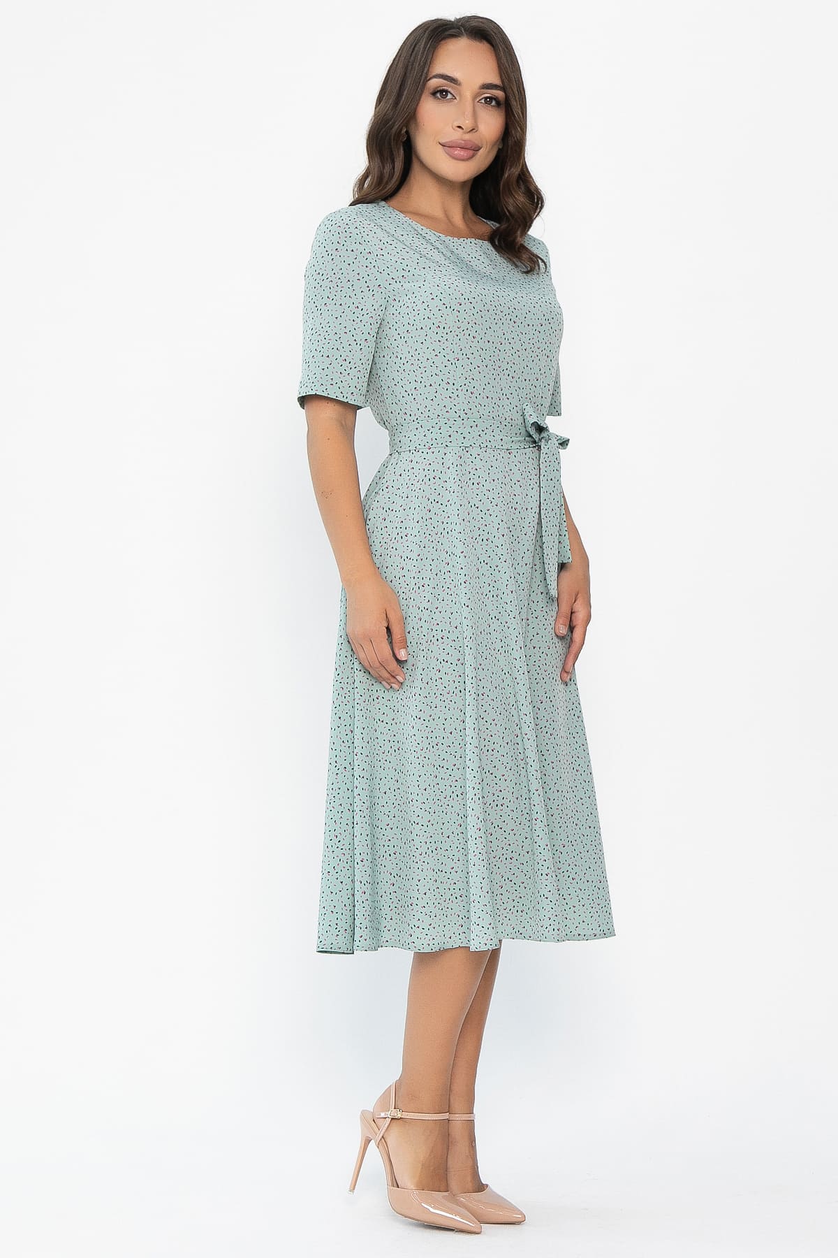 Платье Стиляги (светло-зеленое) П13999-16М