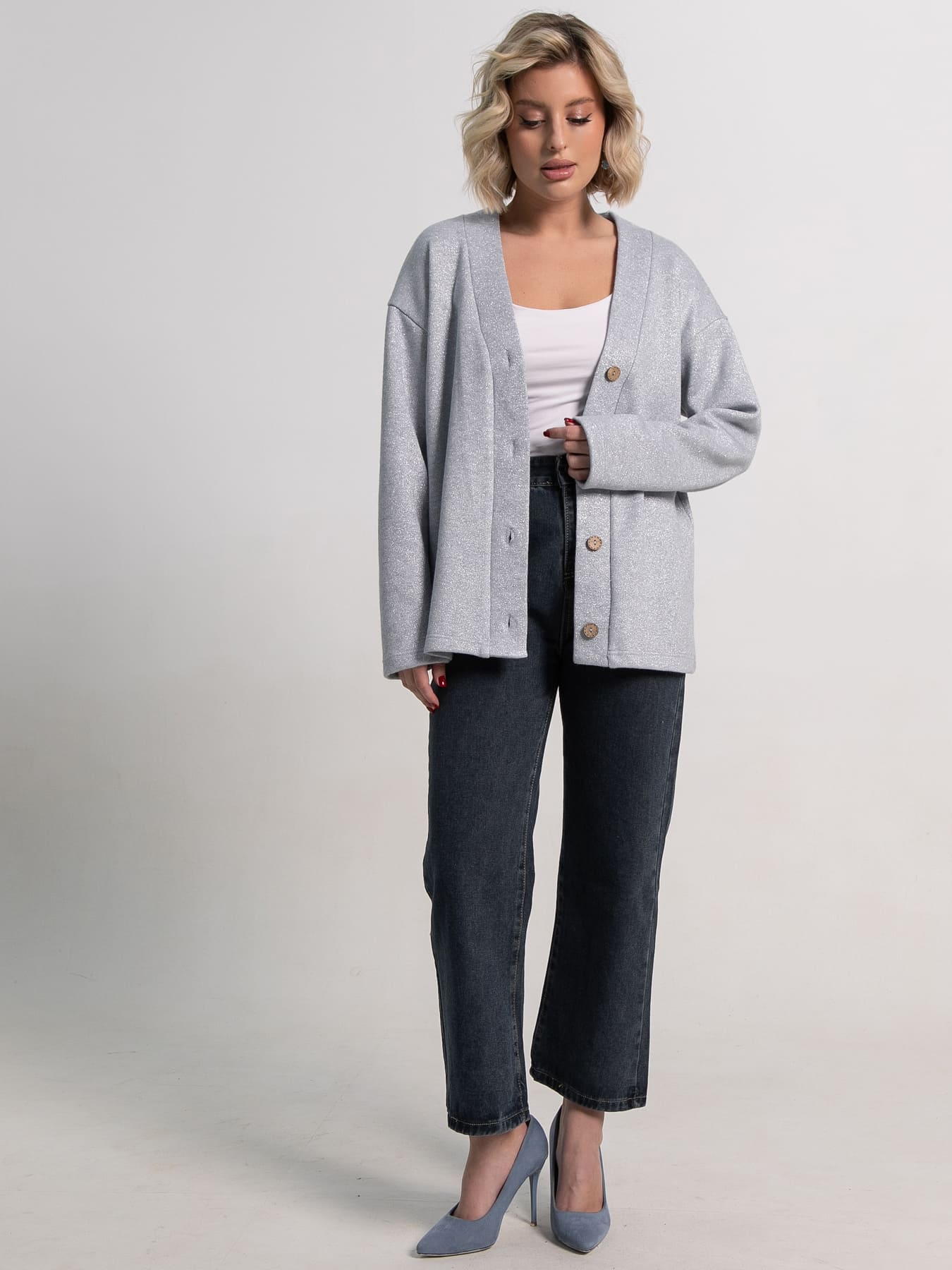 Кардиган Локвуд (голубой) Б15254-45М