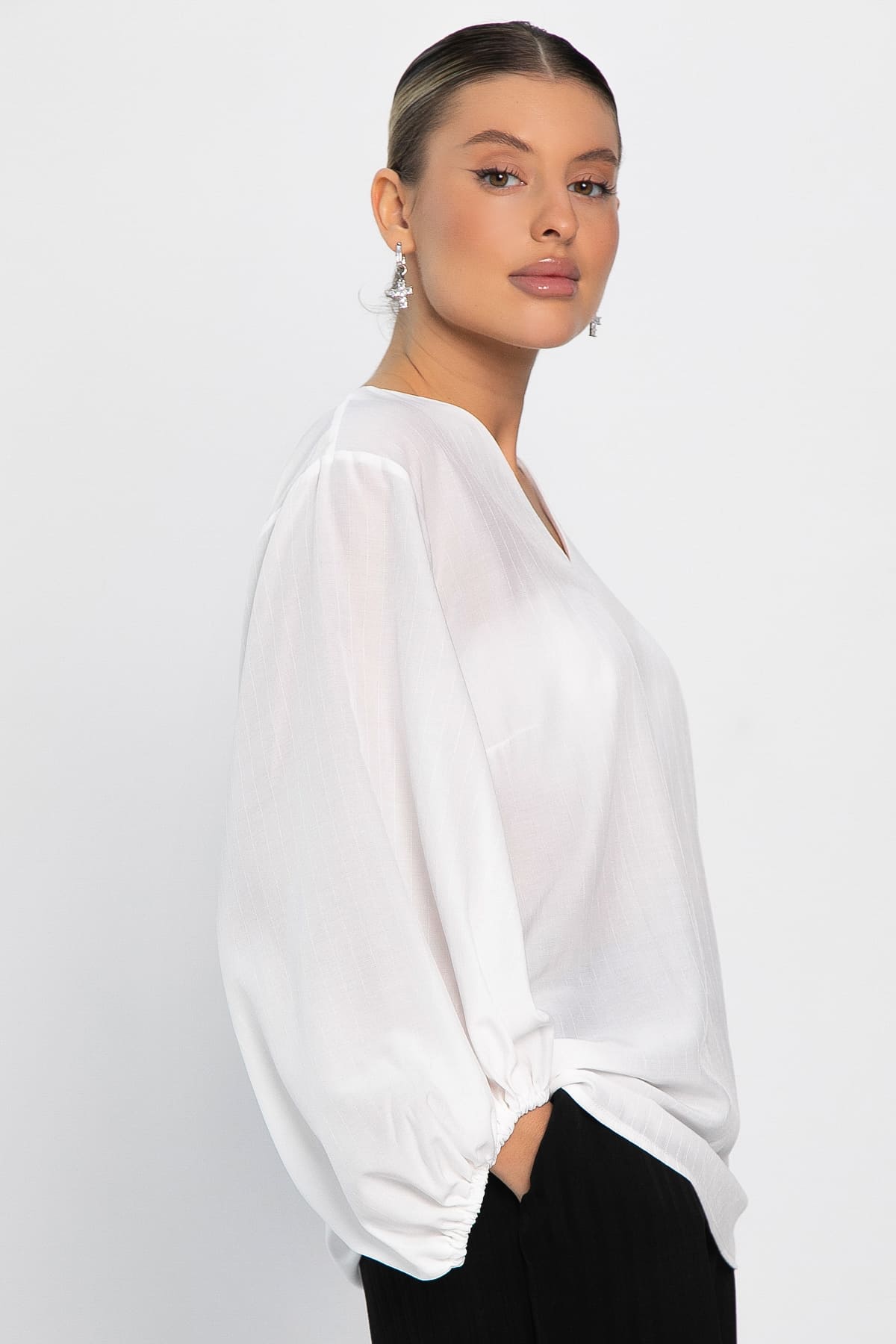 Блуза Бувардия (молочная) Б14423-12М