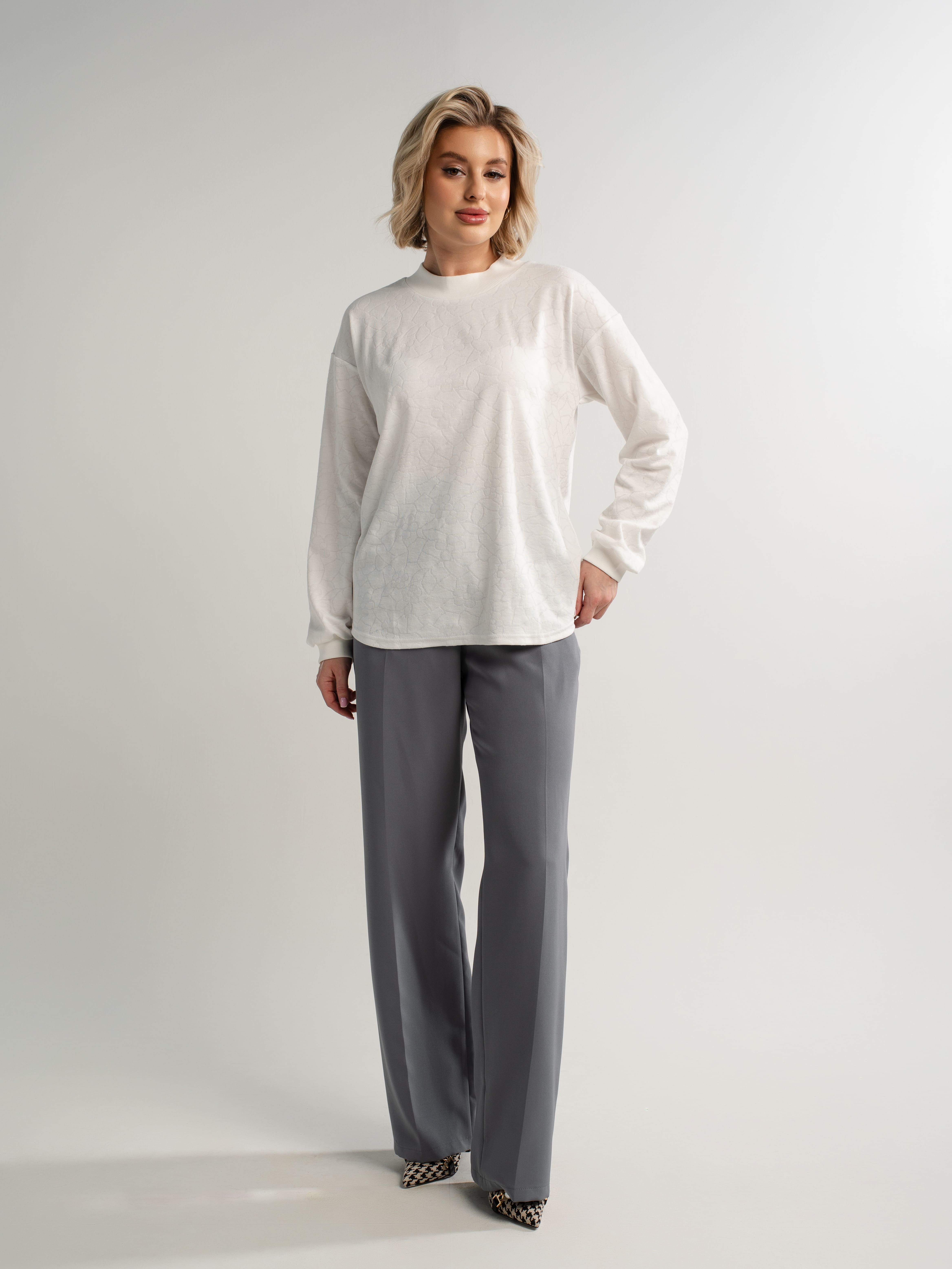 Джемпер Безмятежность (белый) Б14934-3М