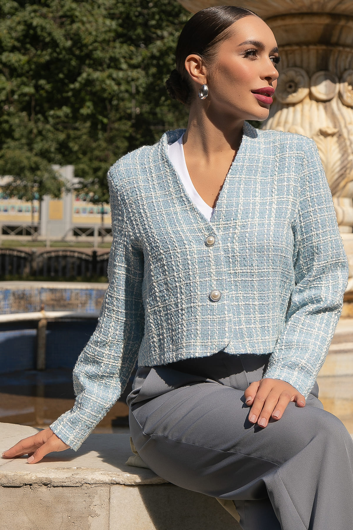 Жакет Дольче (голубой) Б14154-7М