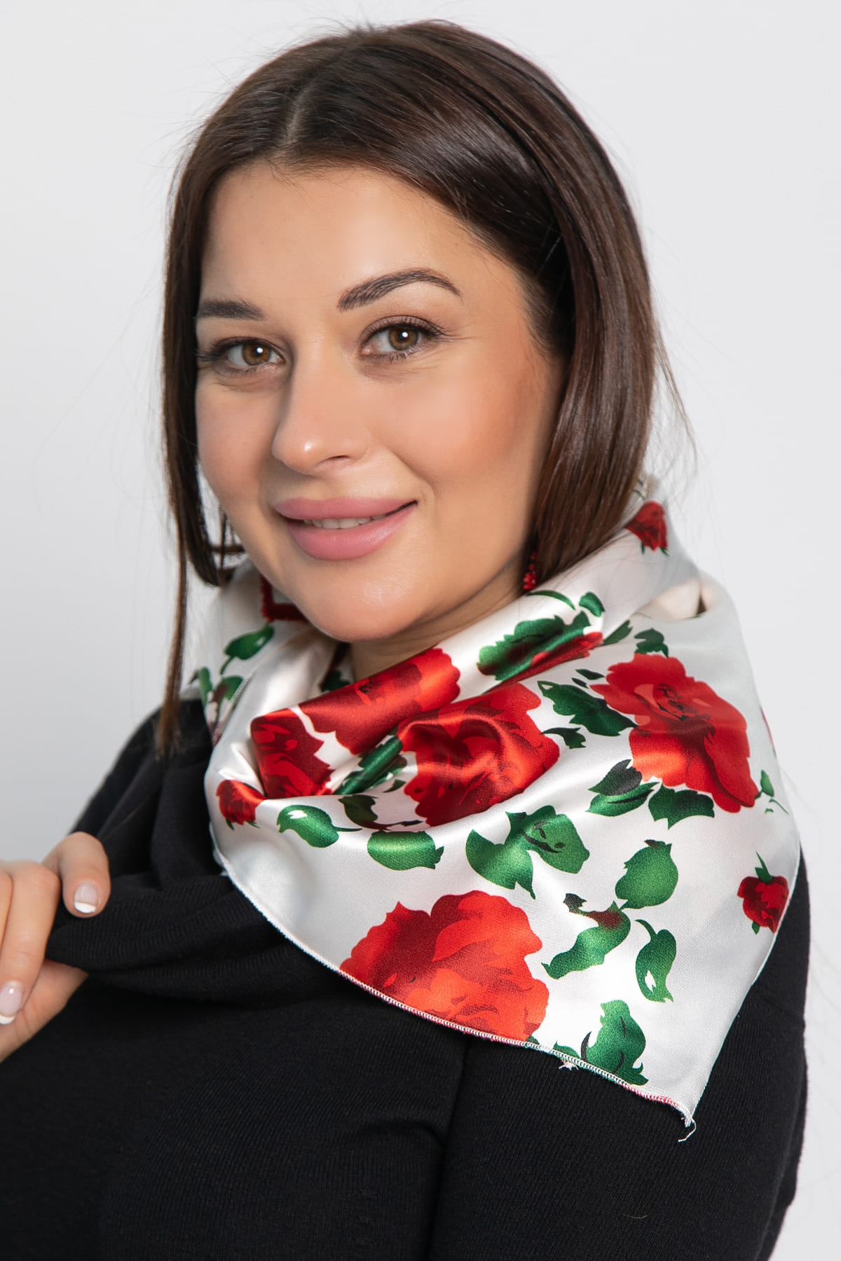 Косынка с завязками (цветы) КЗВ10-53М