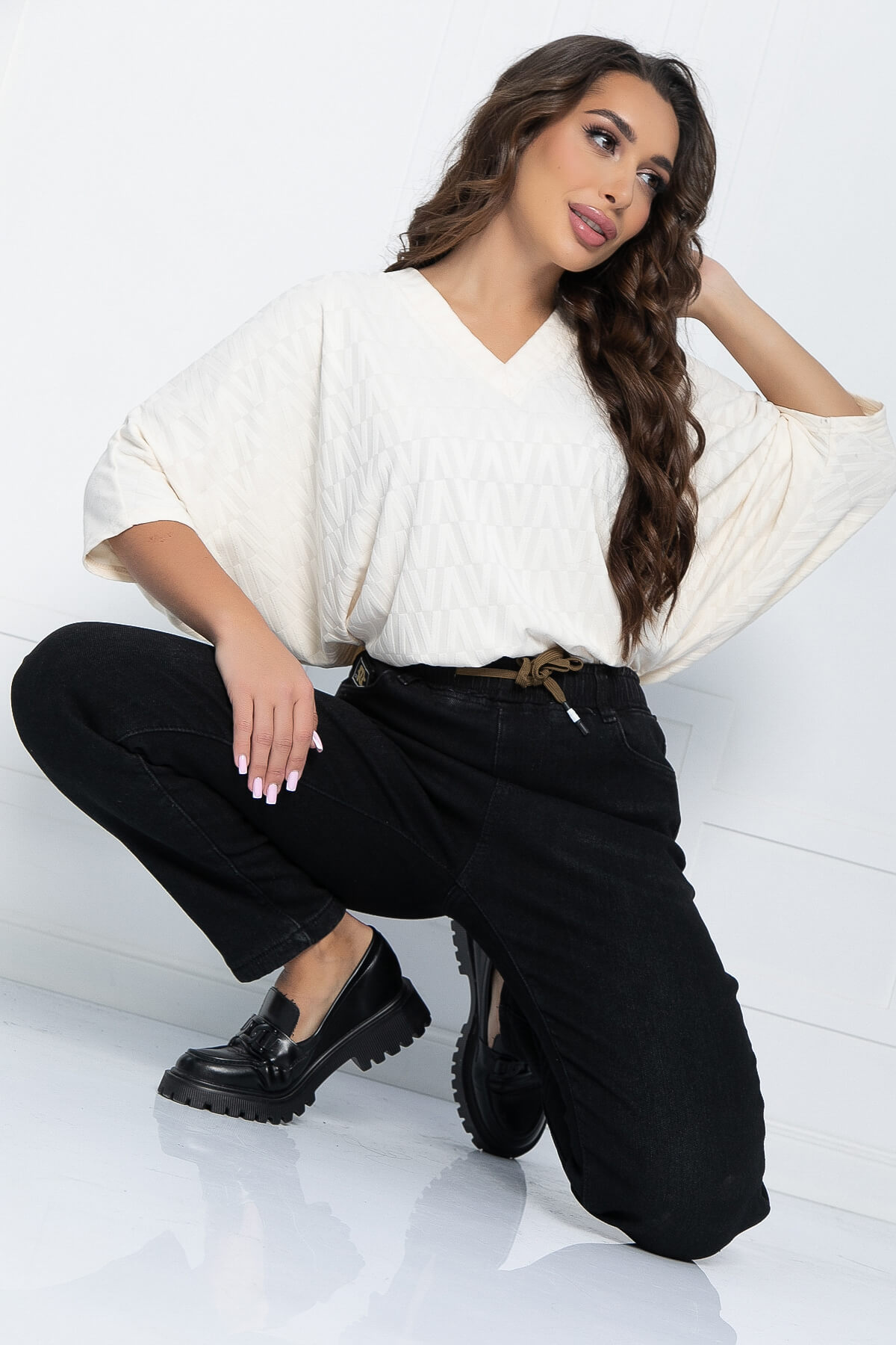 Джинсы Теплый вечер (черные) Б11513