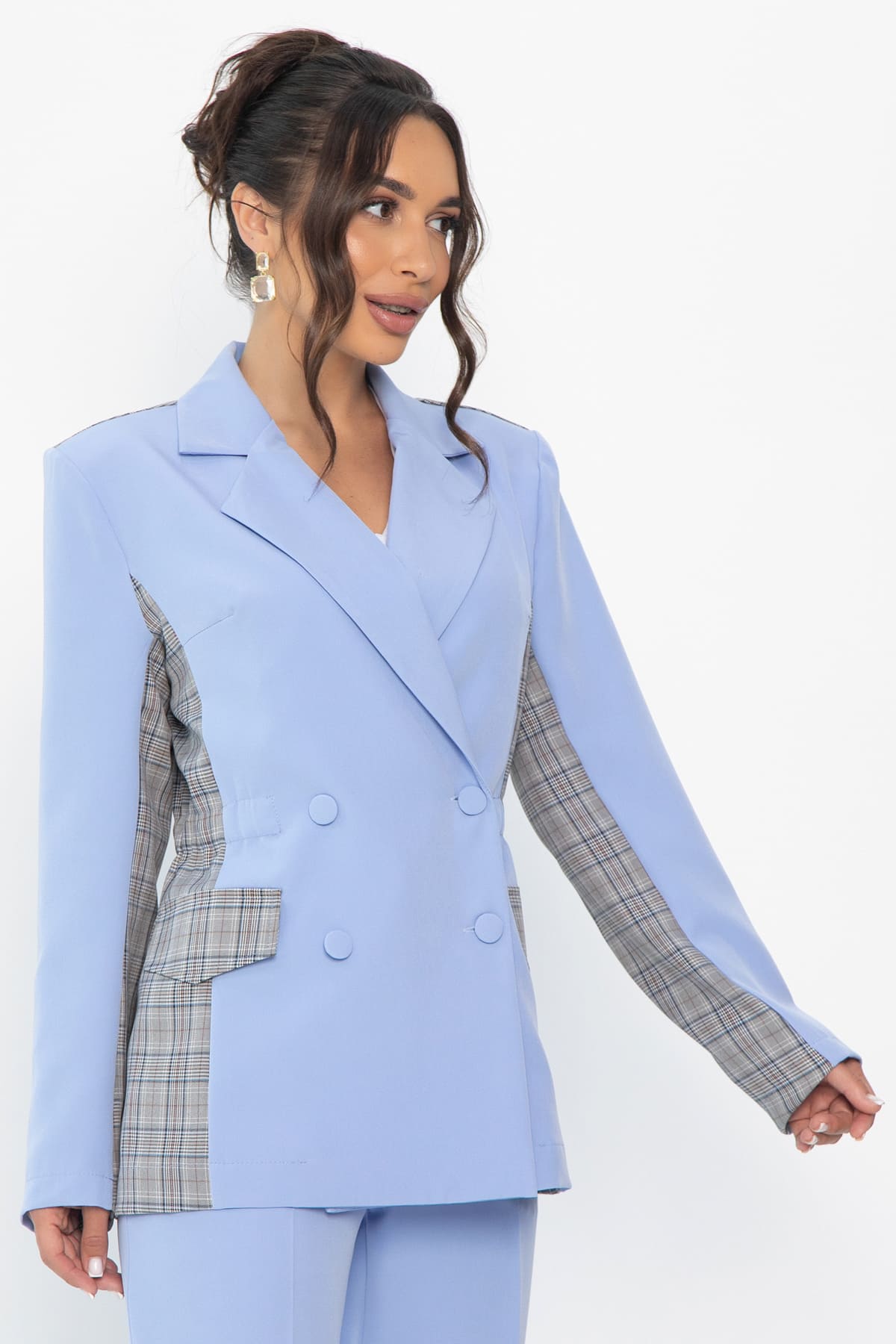 Пиджак Бренда (голубой) Б13891-33М
