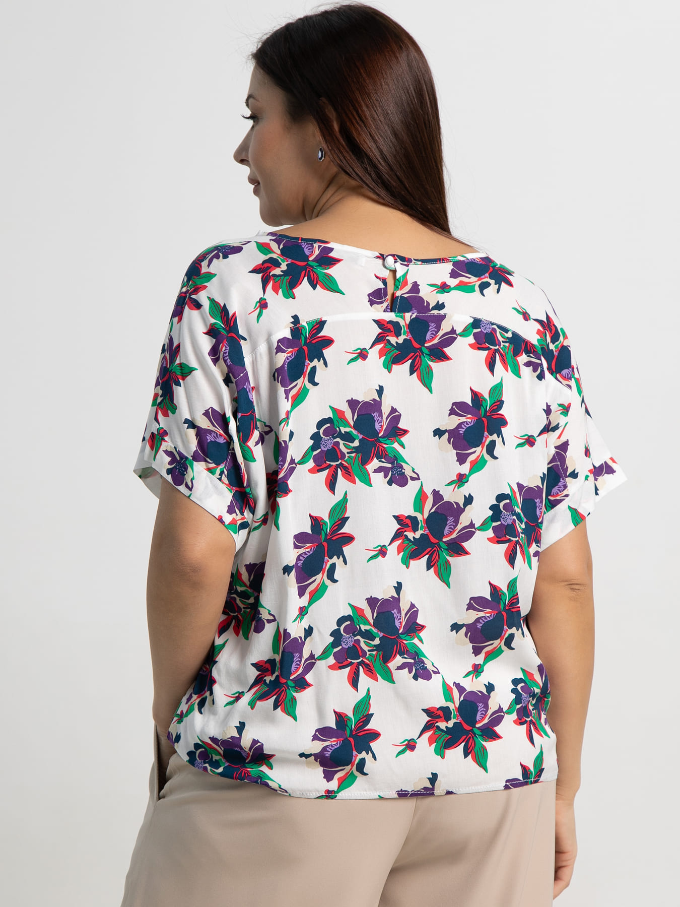 Блуза Элина (белая) Б15249-13М