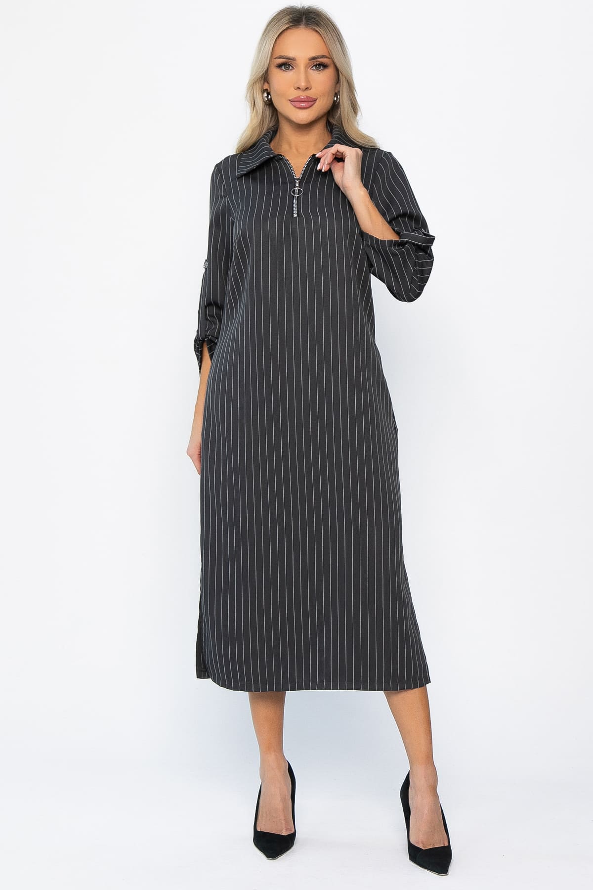 Платье Лоуренс (графит) П14331-18М