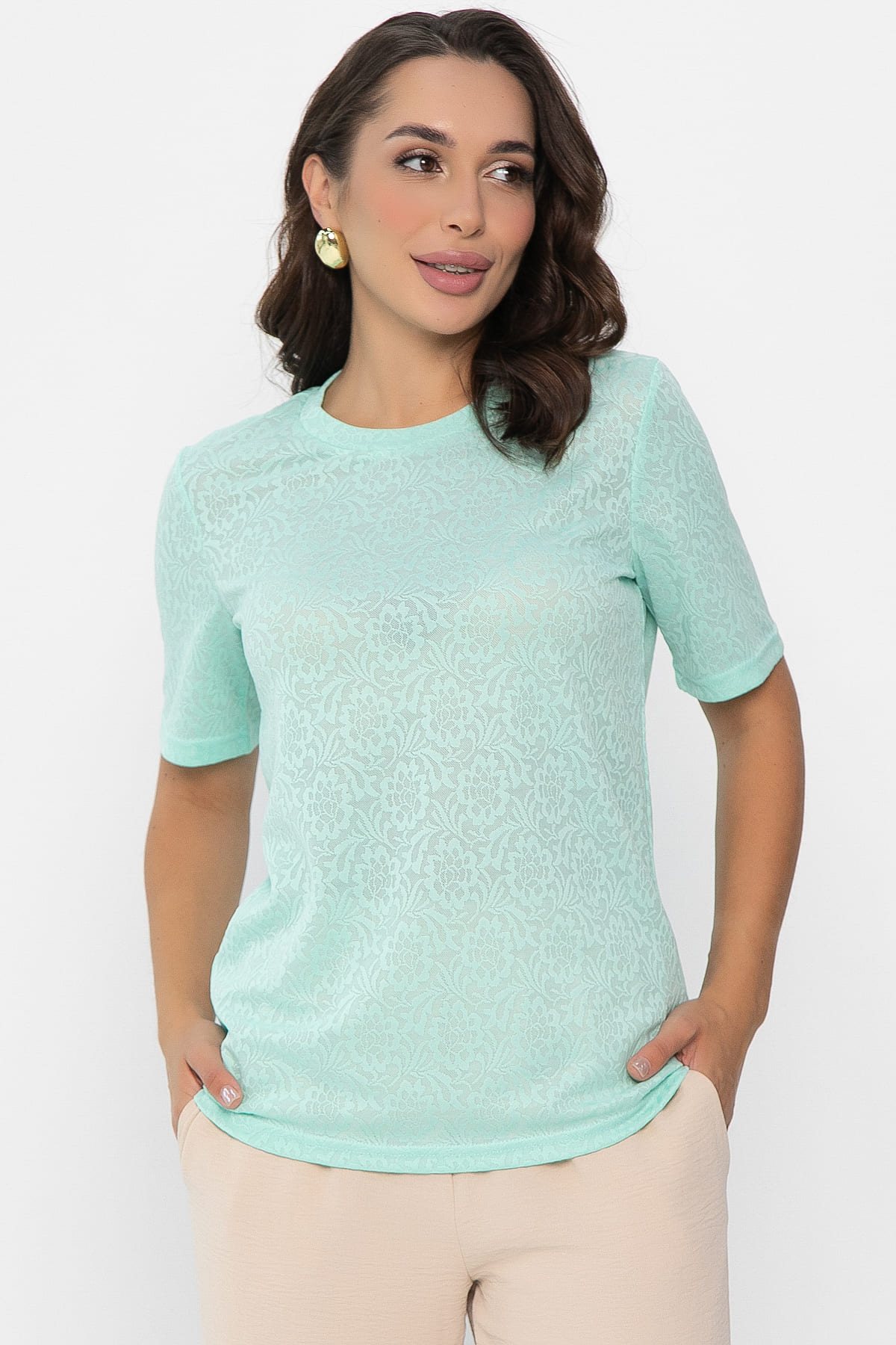 Футболка Нэсти (мята) Б14078-10М