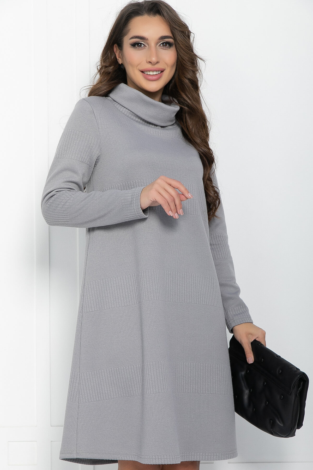 Платье Алессия (серое) П11907