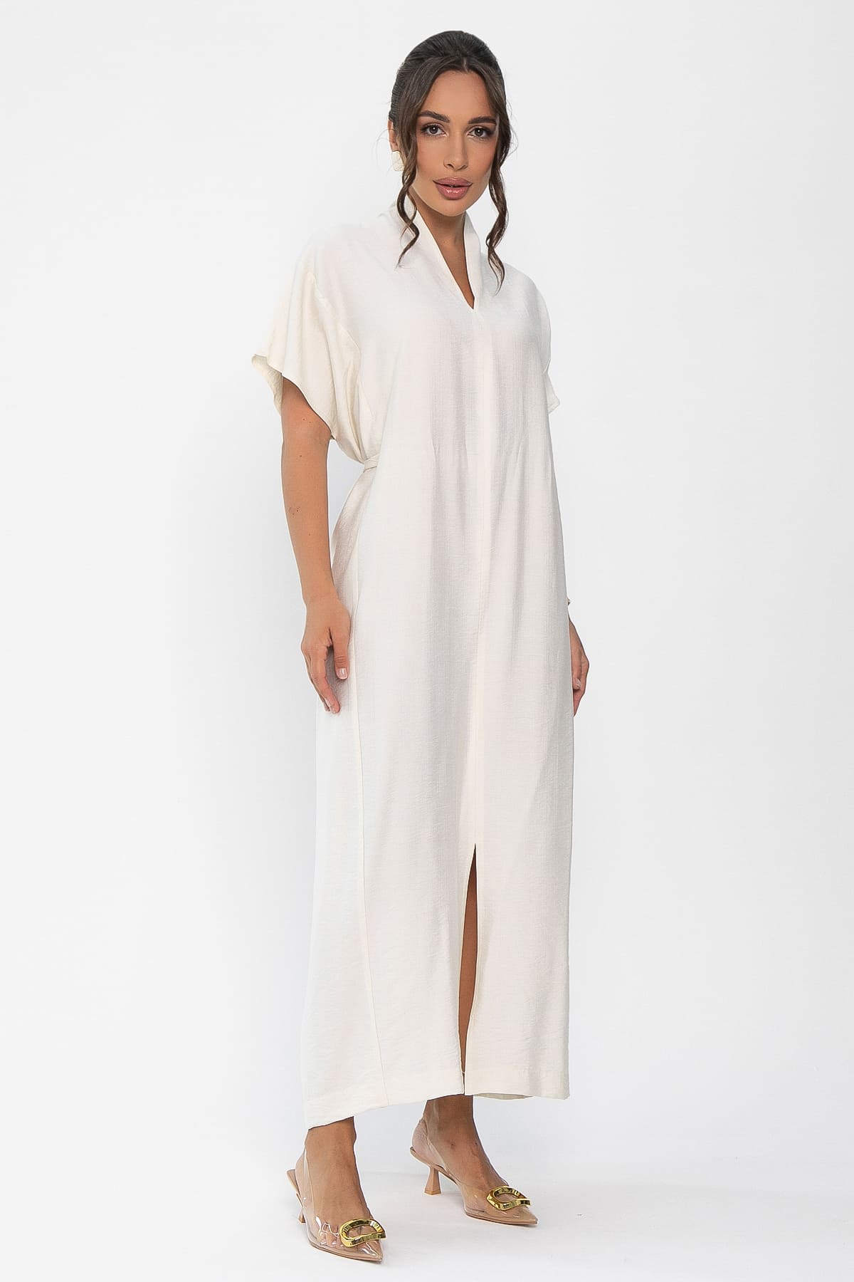 Платье Исландия (молочное) П14009-30М