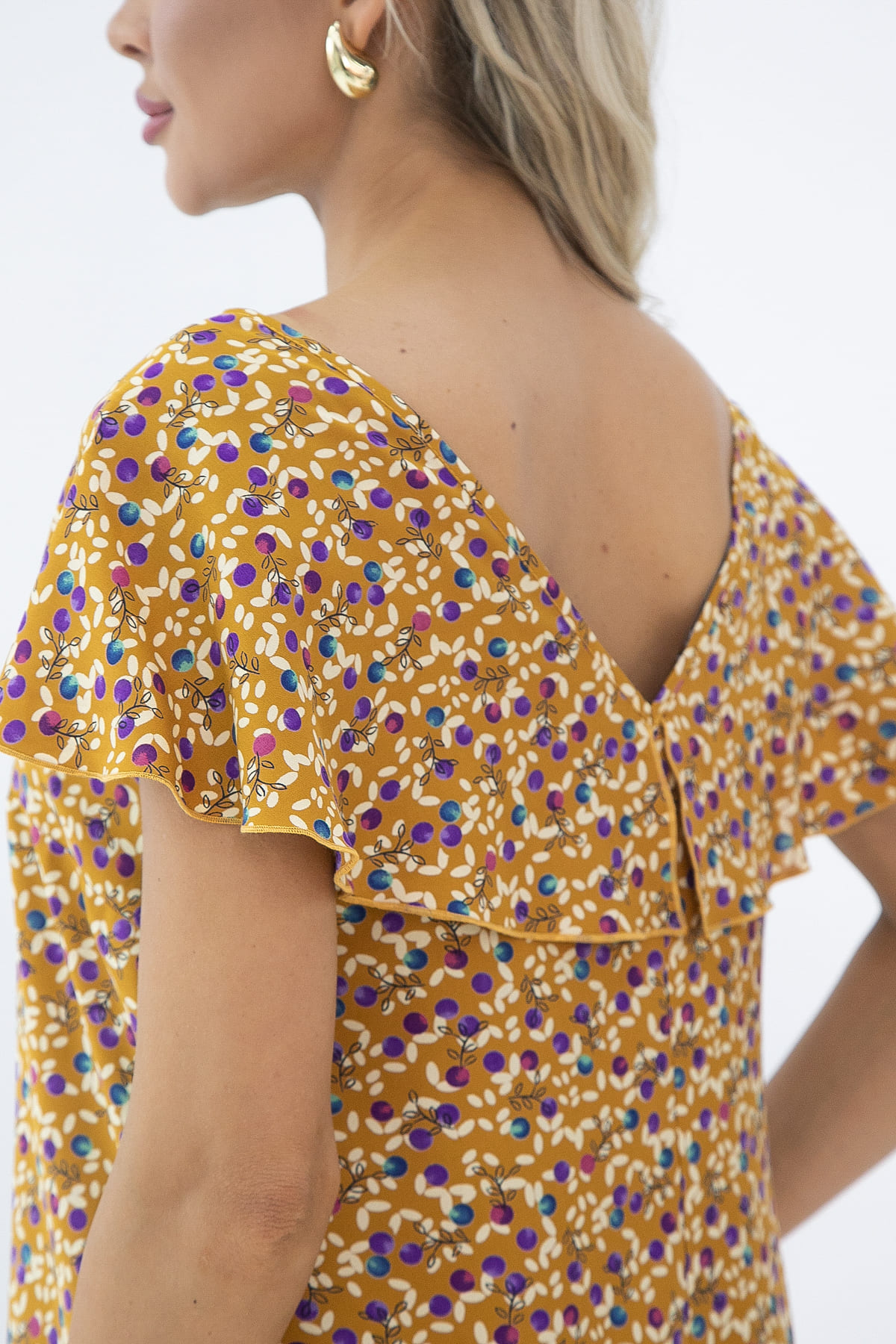 Платье Вечер свиданий (горчица) П13584-16М