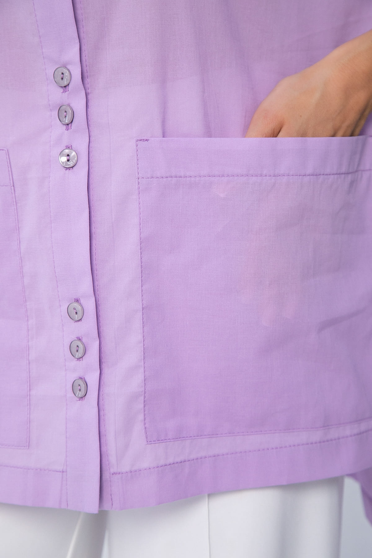 Рубашка Безупречный вкус (сиреневая) Б13626-29М