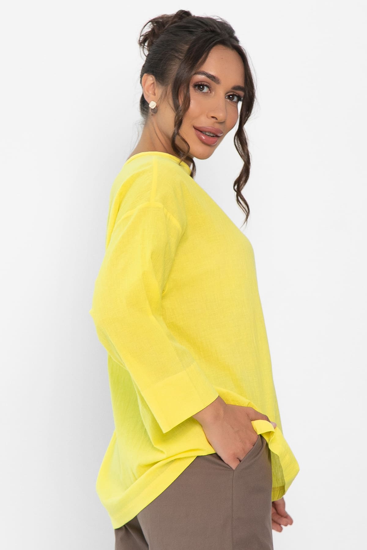 Лонгслив Пляж (желтый) Б13988-25М