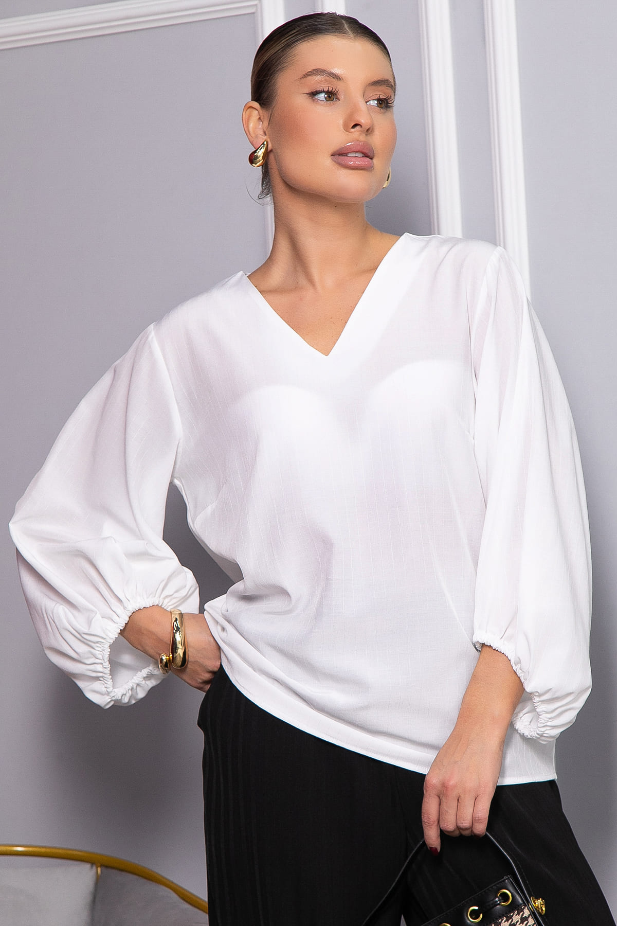 Блуза Бувардия (молочная) Б14423-12М