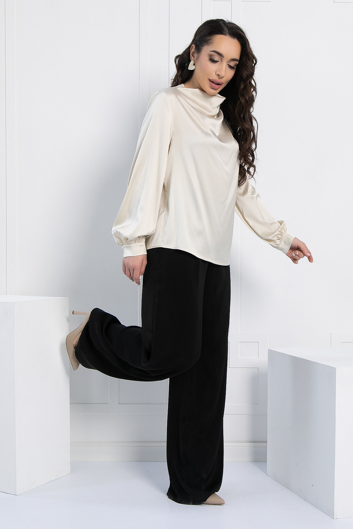 Блуза Магия успеха (молочная) Б12866-16М