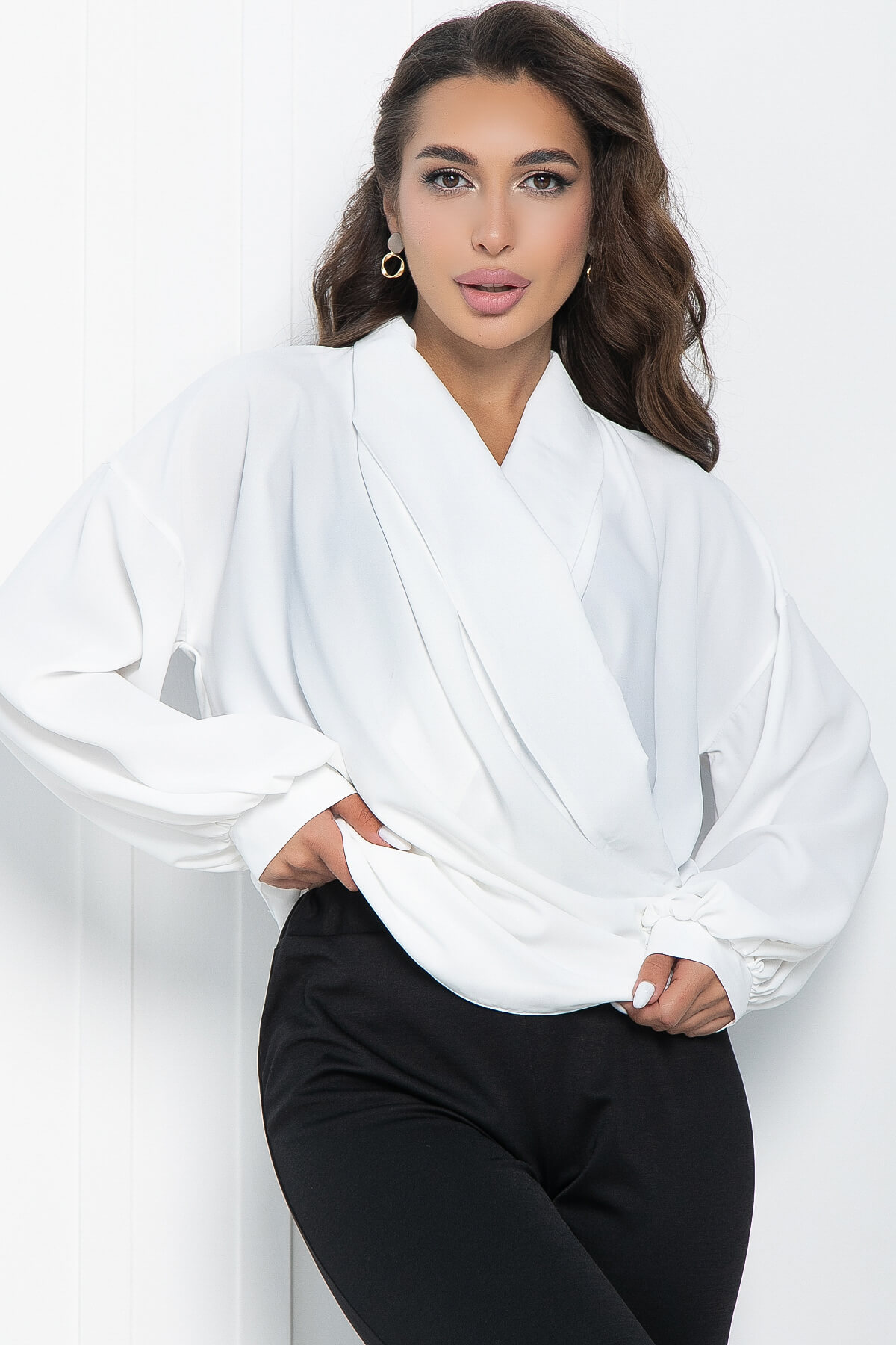 Блуза Незабываемая (белая) Б10887