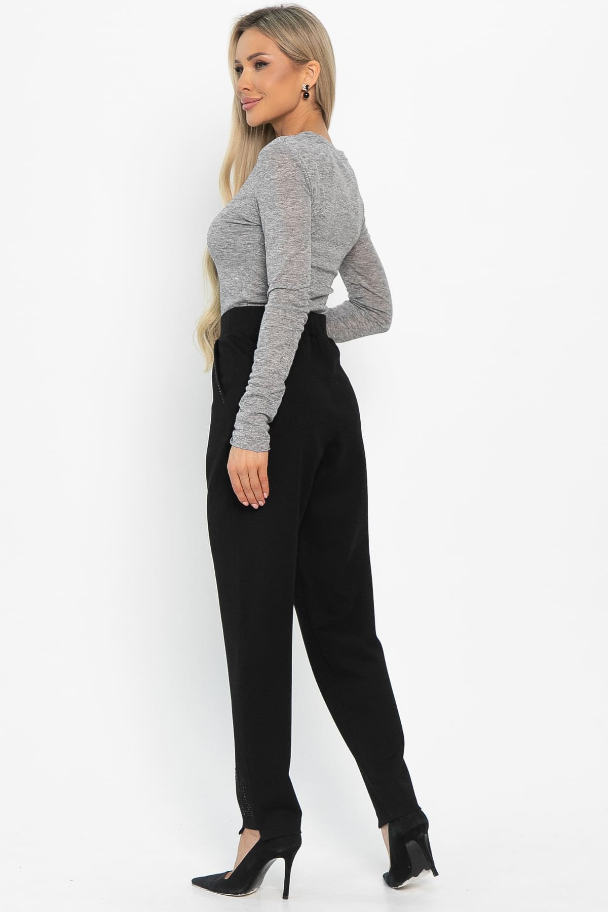 Брюки классические Берна (черные) Б14883-8М