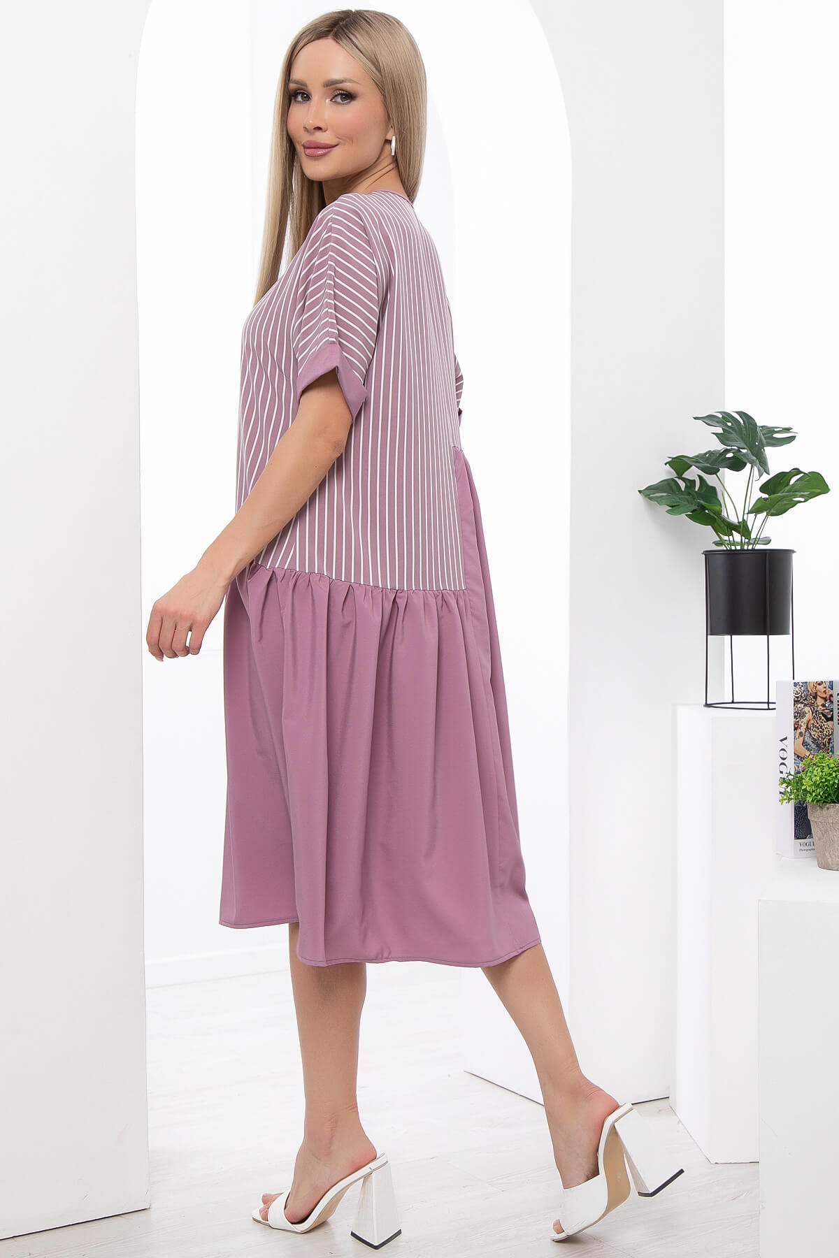 Платье "Милана" (роуз) П5970