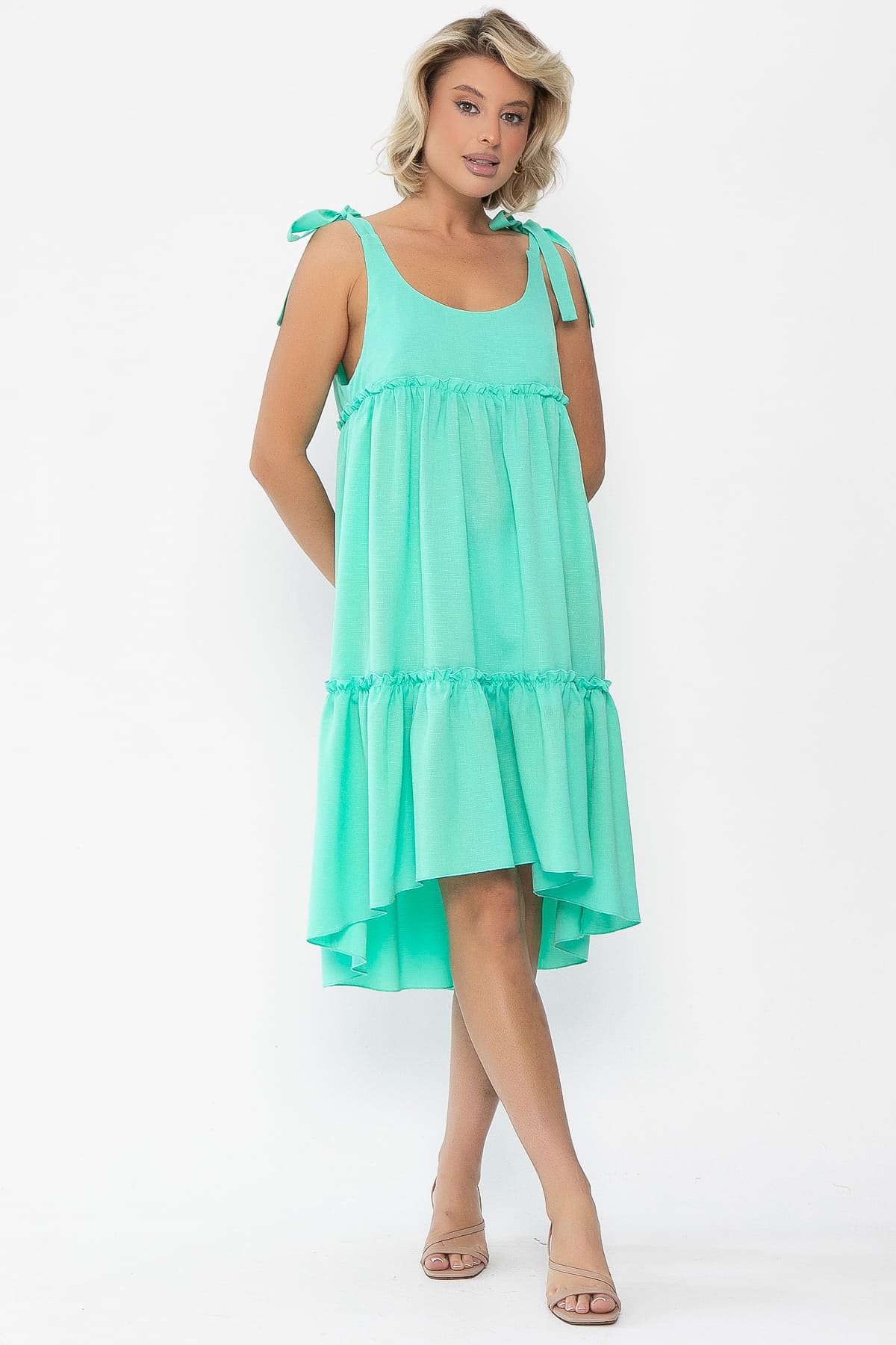 Платье Элисия (зеленое) П14015-14М