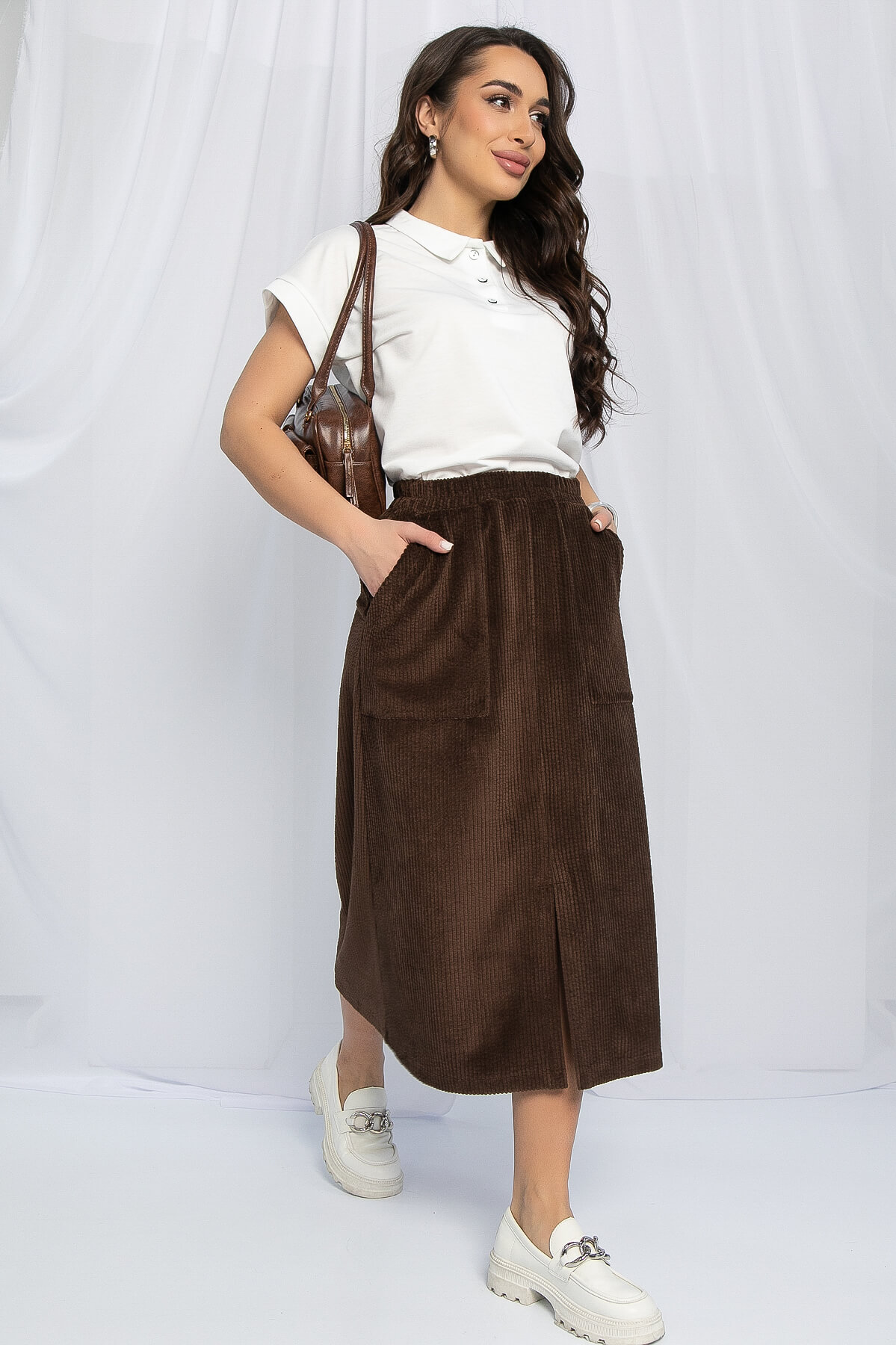 Юбка Лилиана (шоколад) Ю13097-9М