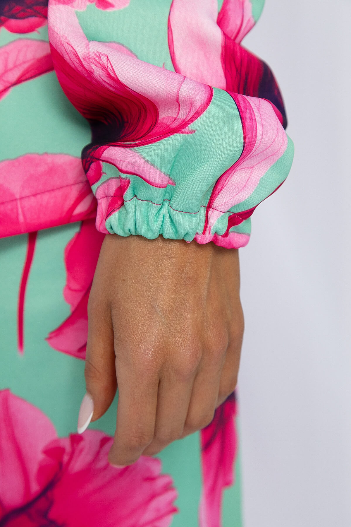 Костюм Бомба стиля (розово-мятный) К13142-6М