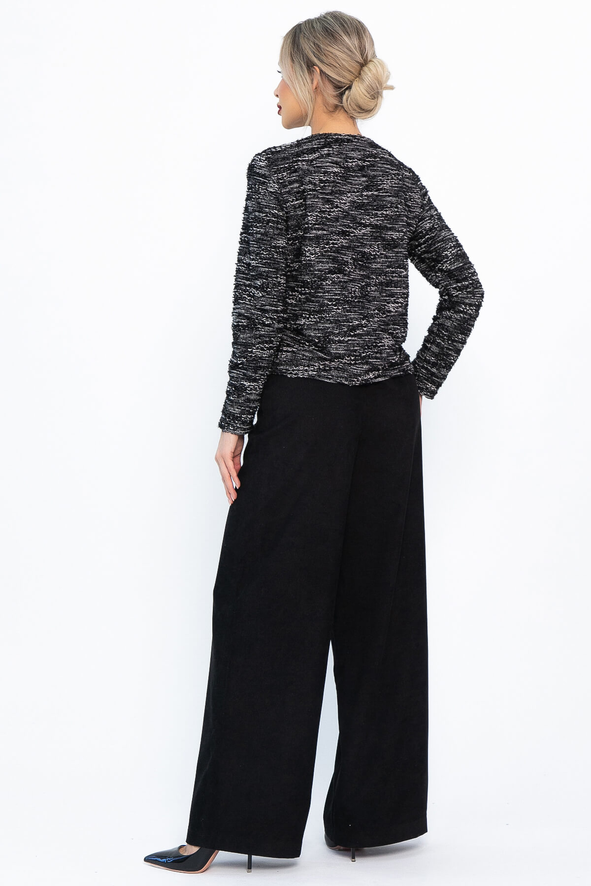 Костюм с брюками Марлин (черный) К14659-10М