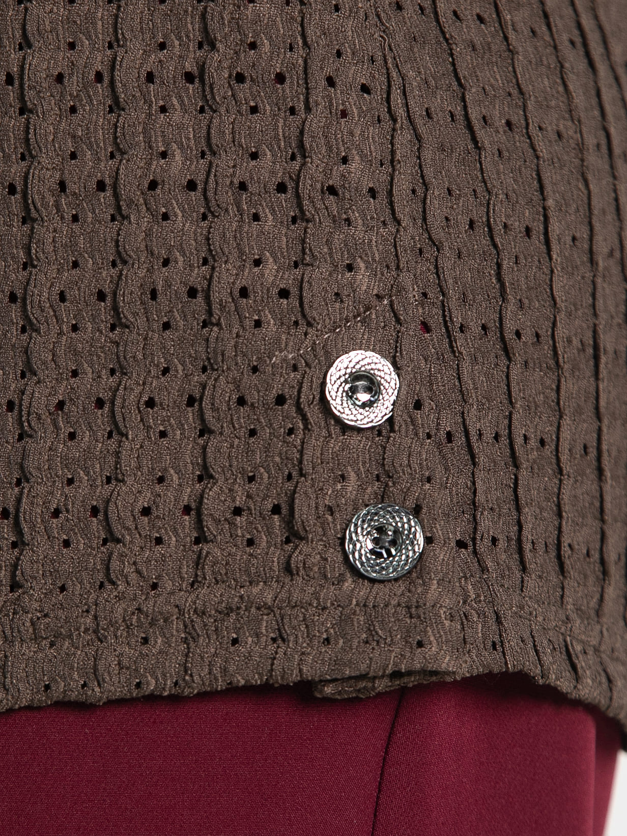 Блуза Маллуя (кофе) Б15167-4М