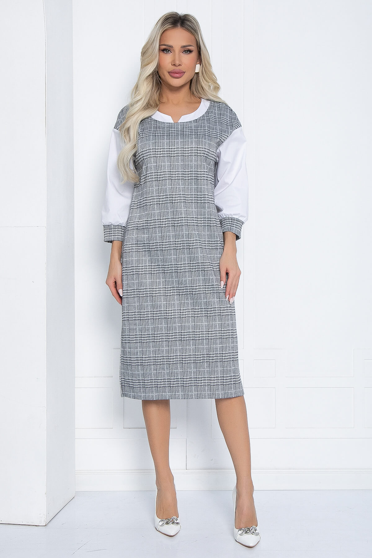 Платье Брют НЬЮ (серое) П12400-18