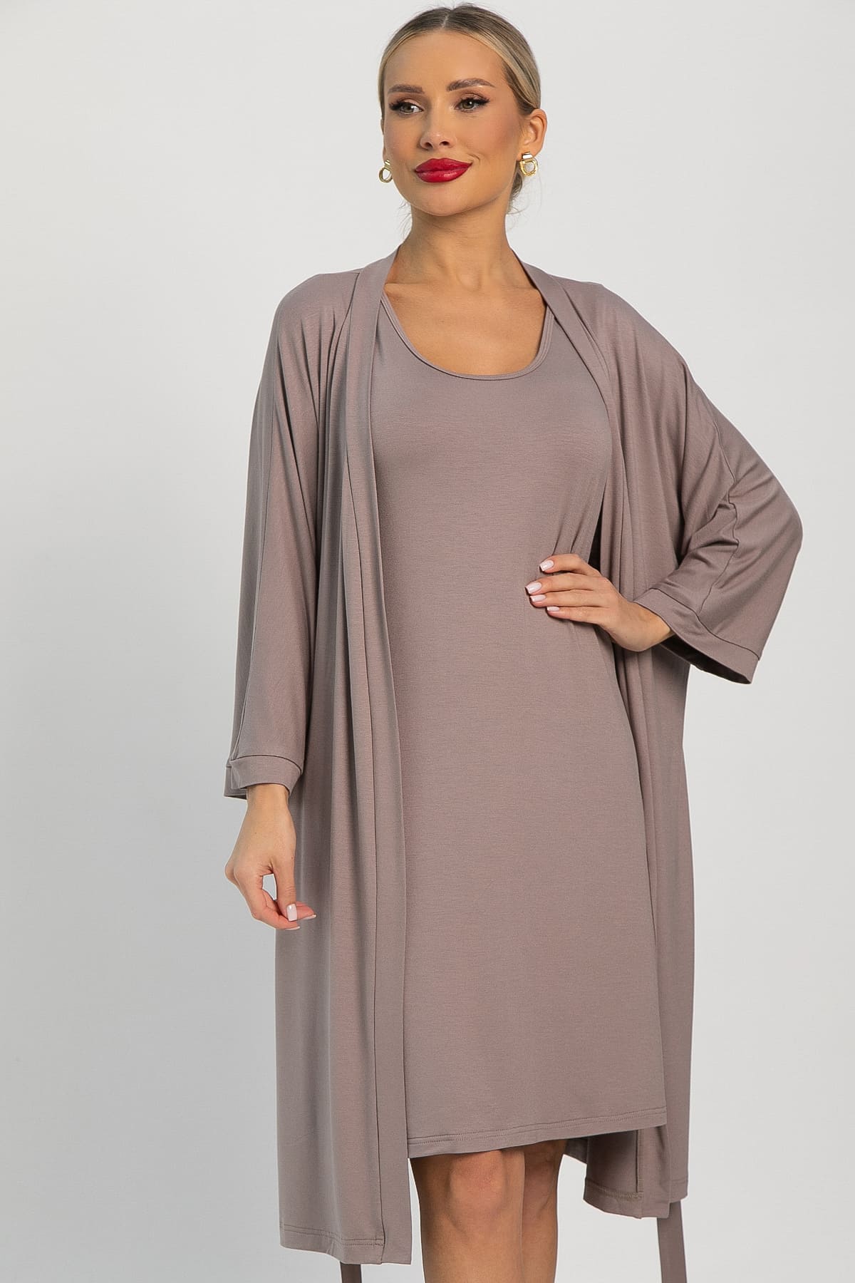 Пеньюар Шелк вискозы (латте) П14486-52М