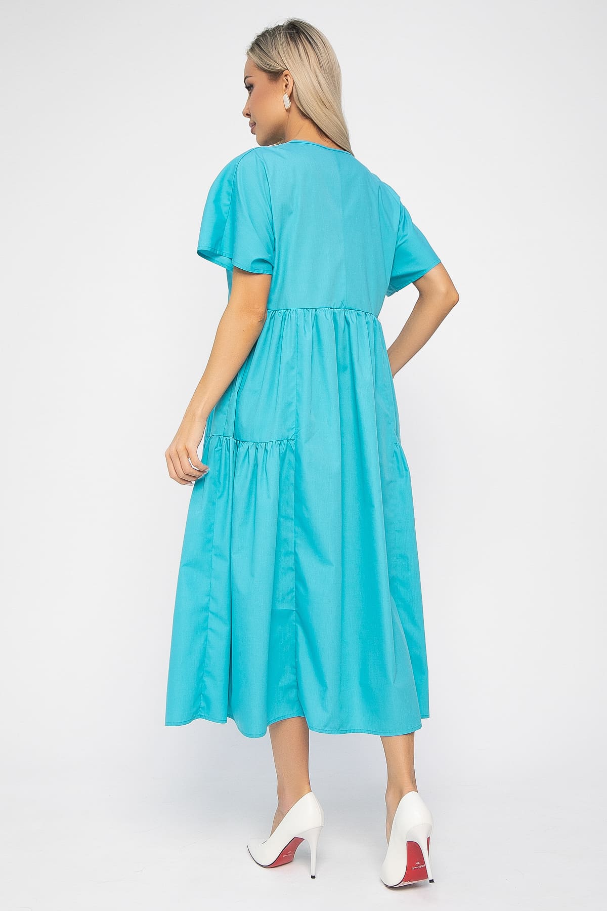 Платье Вельс (морская волна) П13602-36М