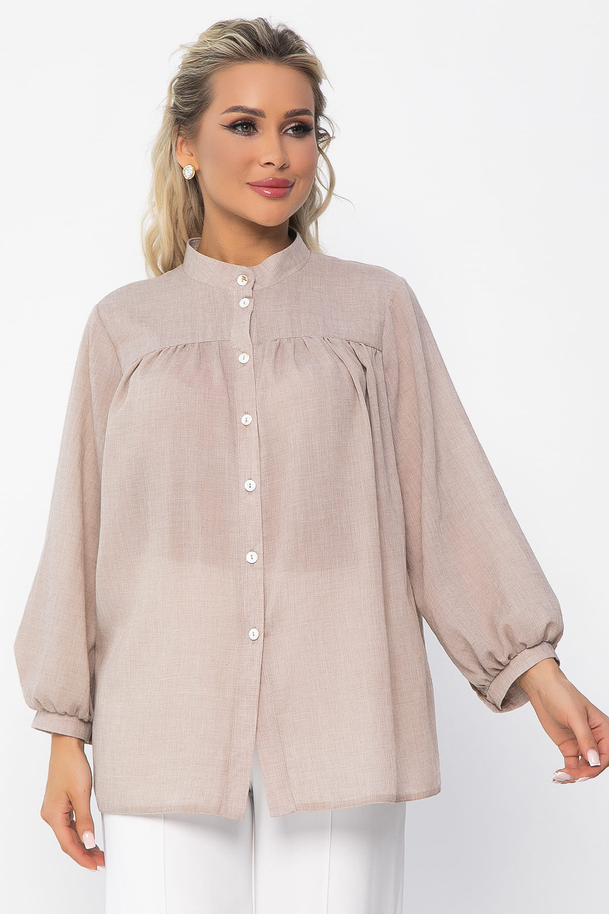 Блуза Ловец снов (бежевая) Б13618-5М