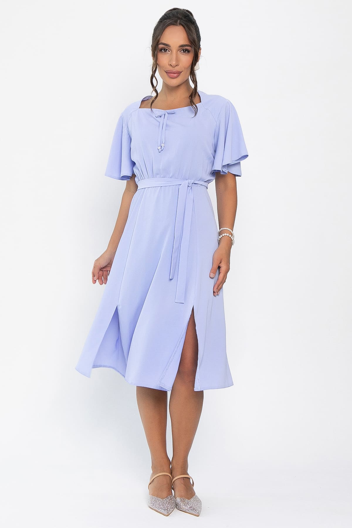 Платье Трепет любви (голубое) П13918-39М