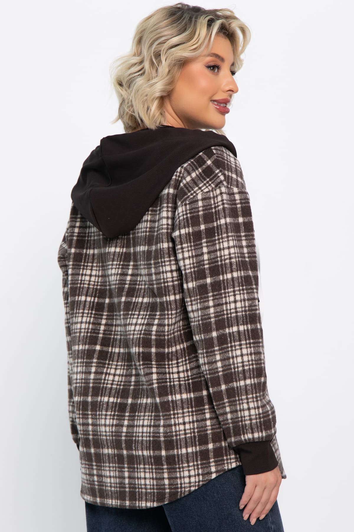 Рубашка Больше чем стиль (коричневая) Б14735-50М