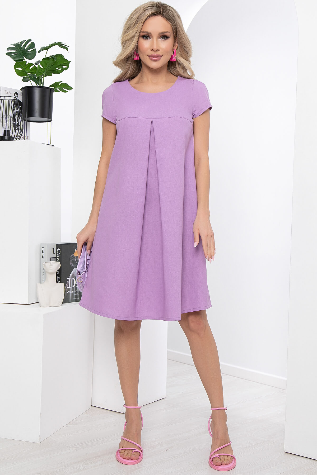 Платье "Жоржетта" (сирень) П5853