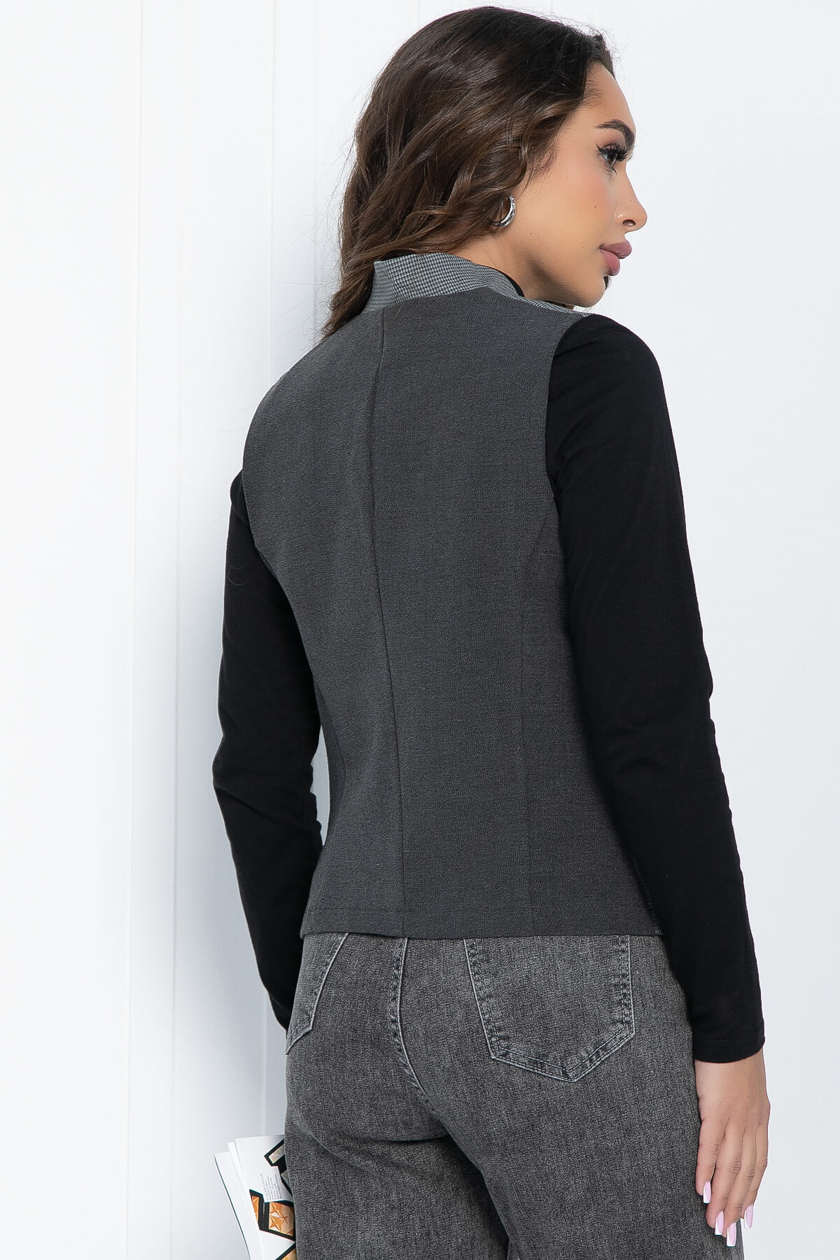 Жилет Синди (серая лапка) Б11454