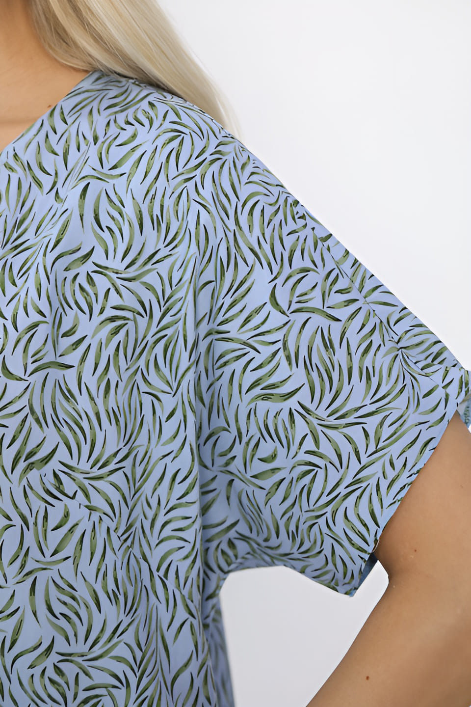 Блуза Кармен (голубая) Б13724-30М