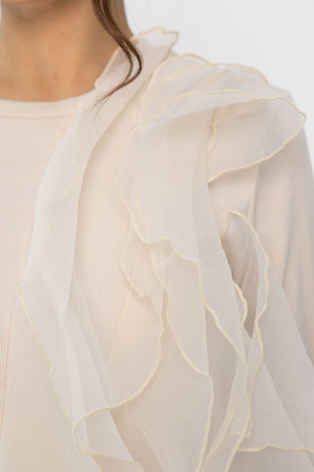 Блуза Риана (бежевая) Б14225-5М