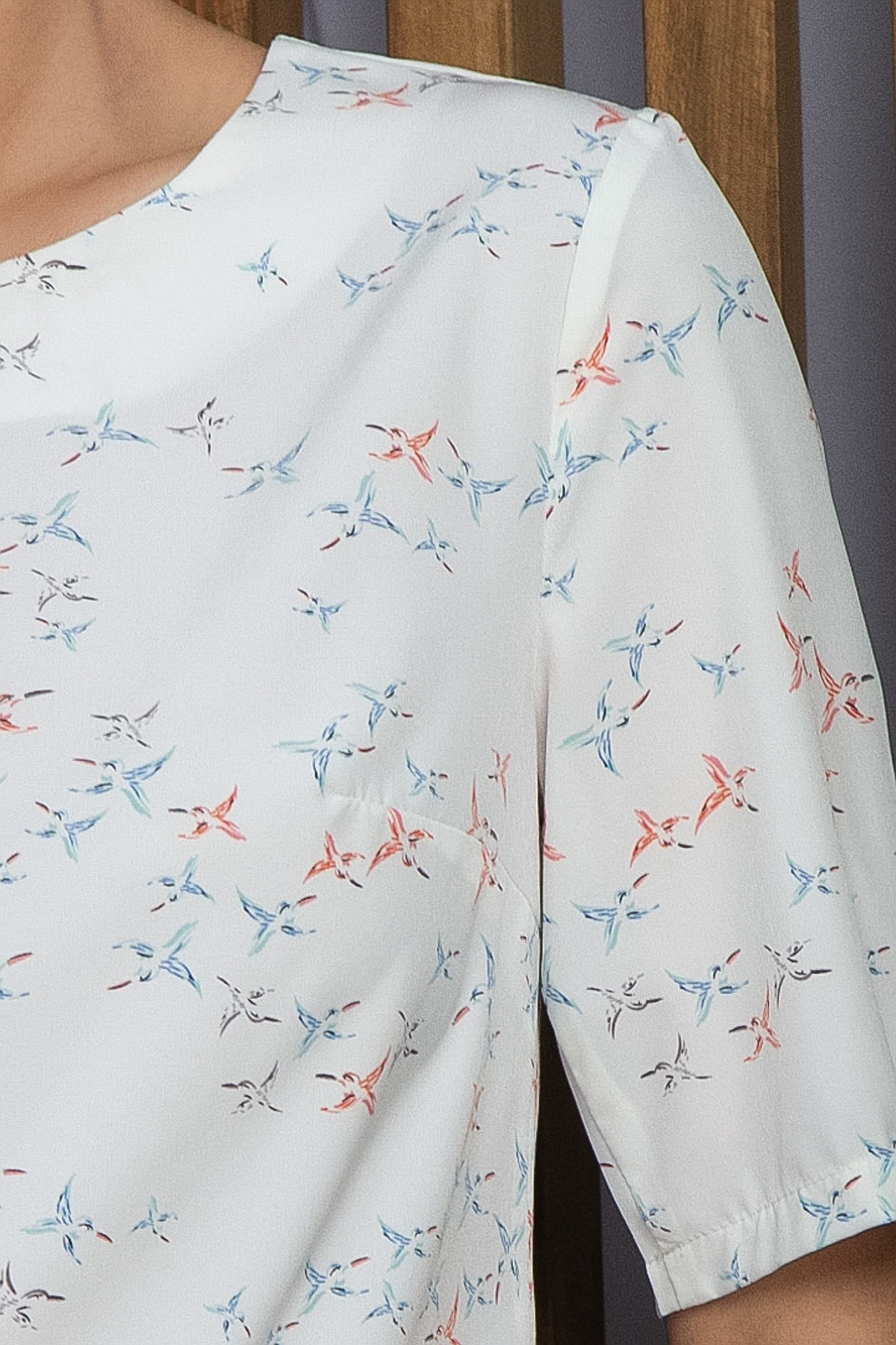 Блуза Джоан (молочная) Б13083-16М